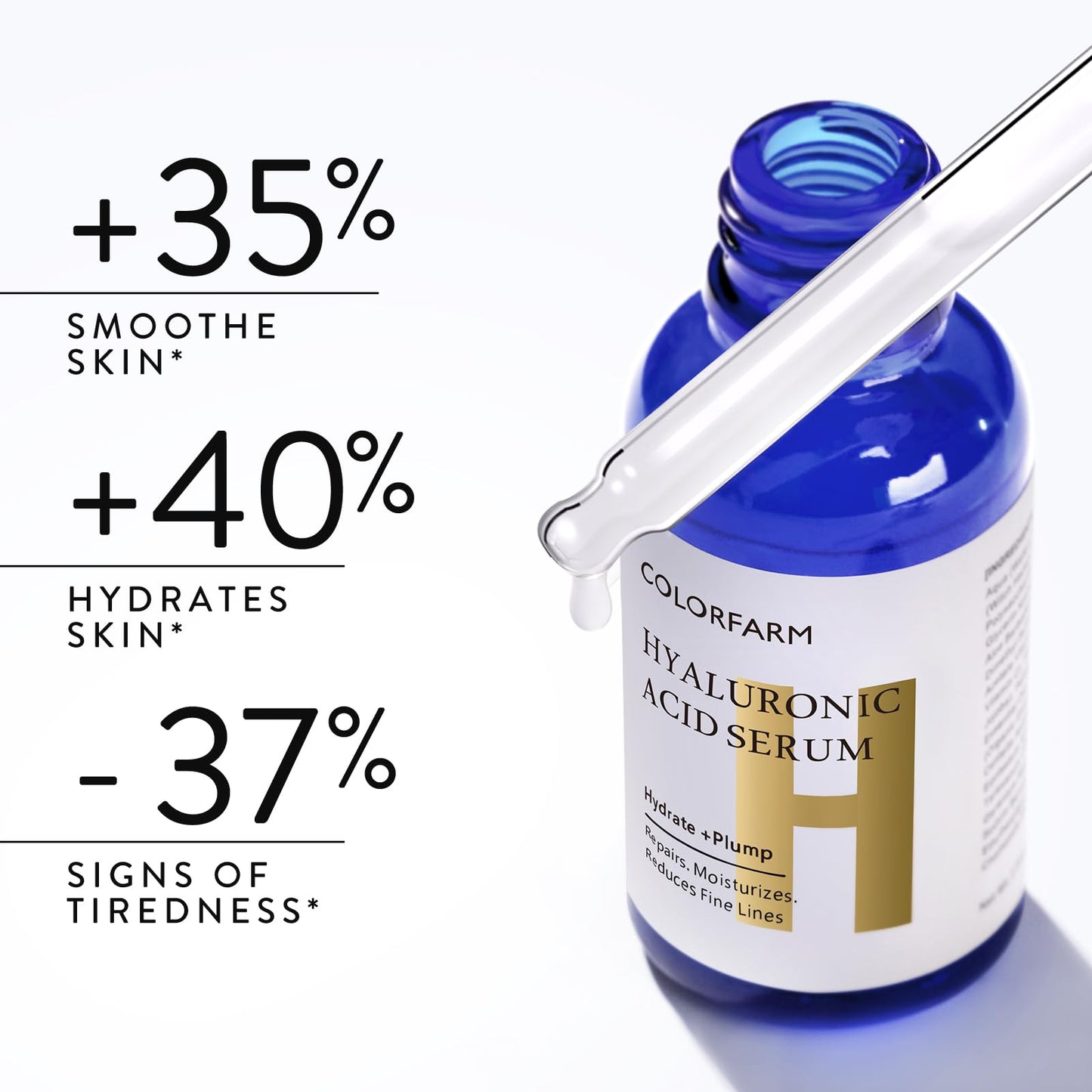Colorfarm Niacinamide Serum for Face: Hydrating Skin with Hyaluronic Acid - Tightening for Glow Skin 1 Fl Oz