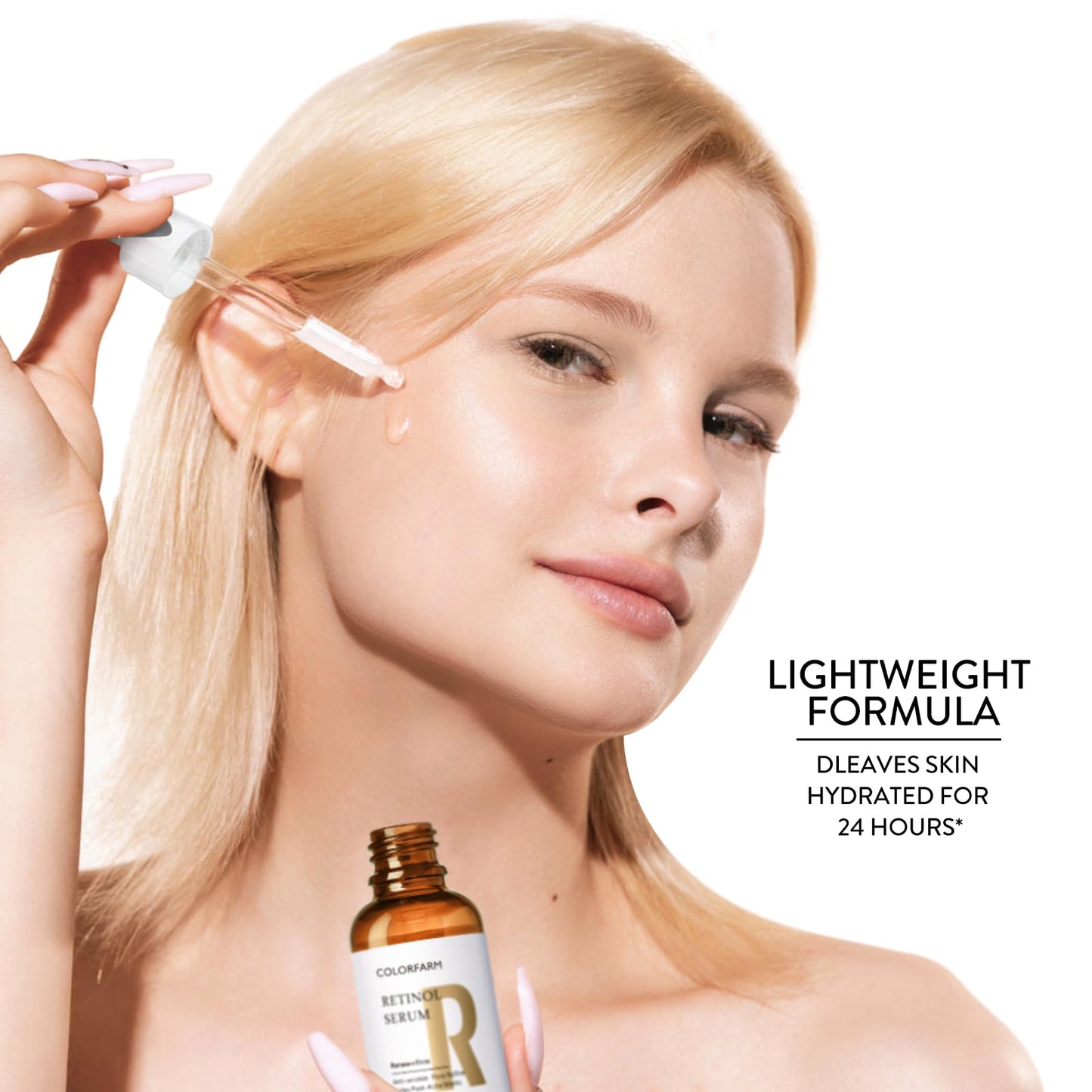 Colorfarm Niacinamide Serum for Face: Hydrating Skin with Hyaluronic Acid - Tightening for Glow Skin 1 Fl Oz