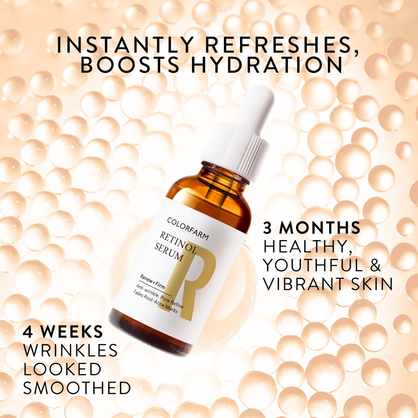 Colorfarm Niacinamide Serum for Face: Hydrating Skin with Hyaluronic Acid - Tightening for Glow Skin 1 Fl Oz